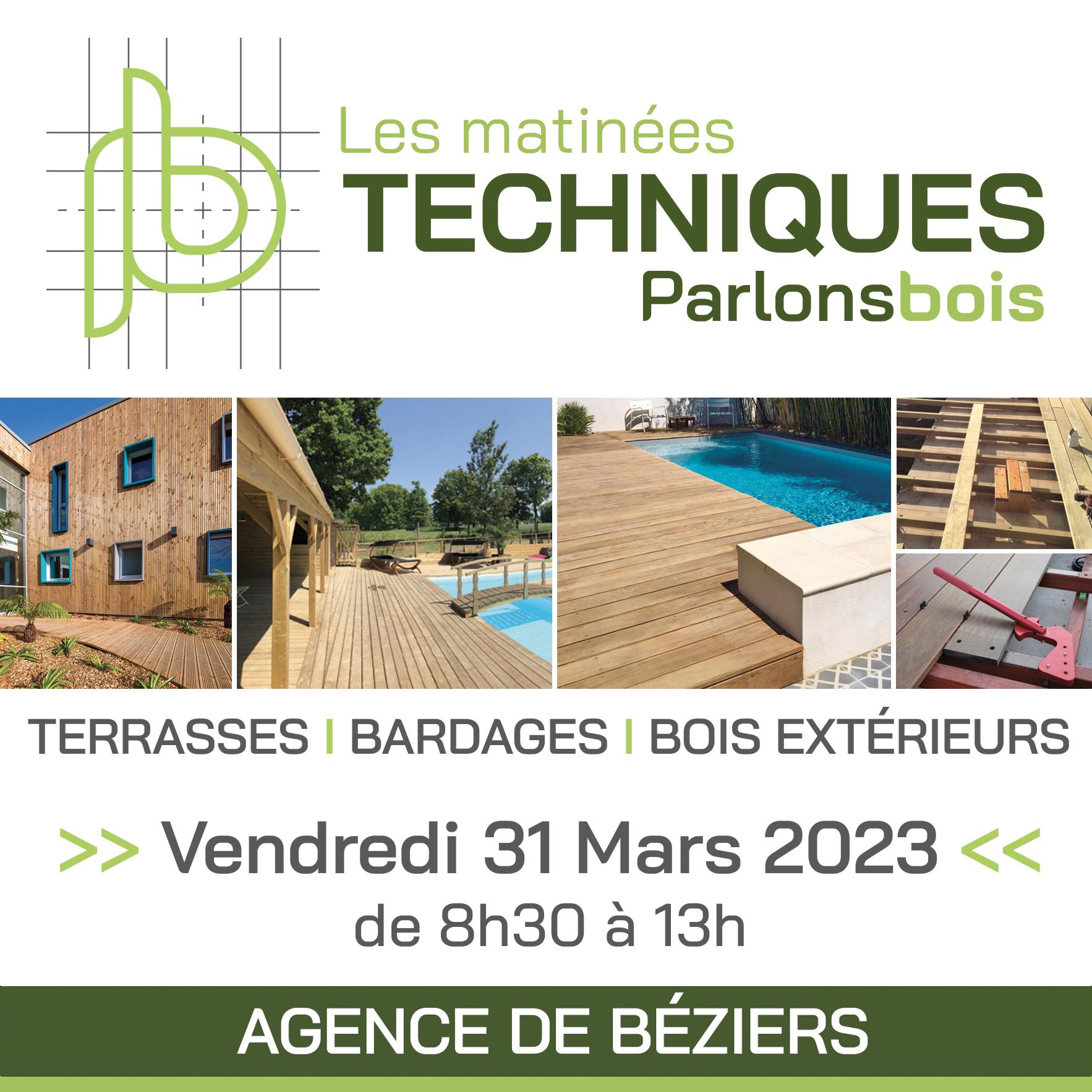 matin&eacute;e technique parlons bois