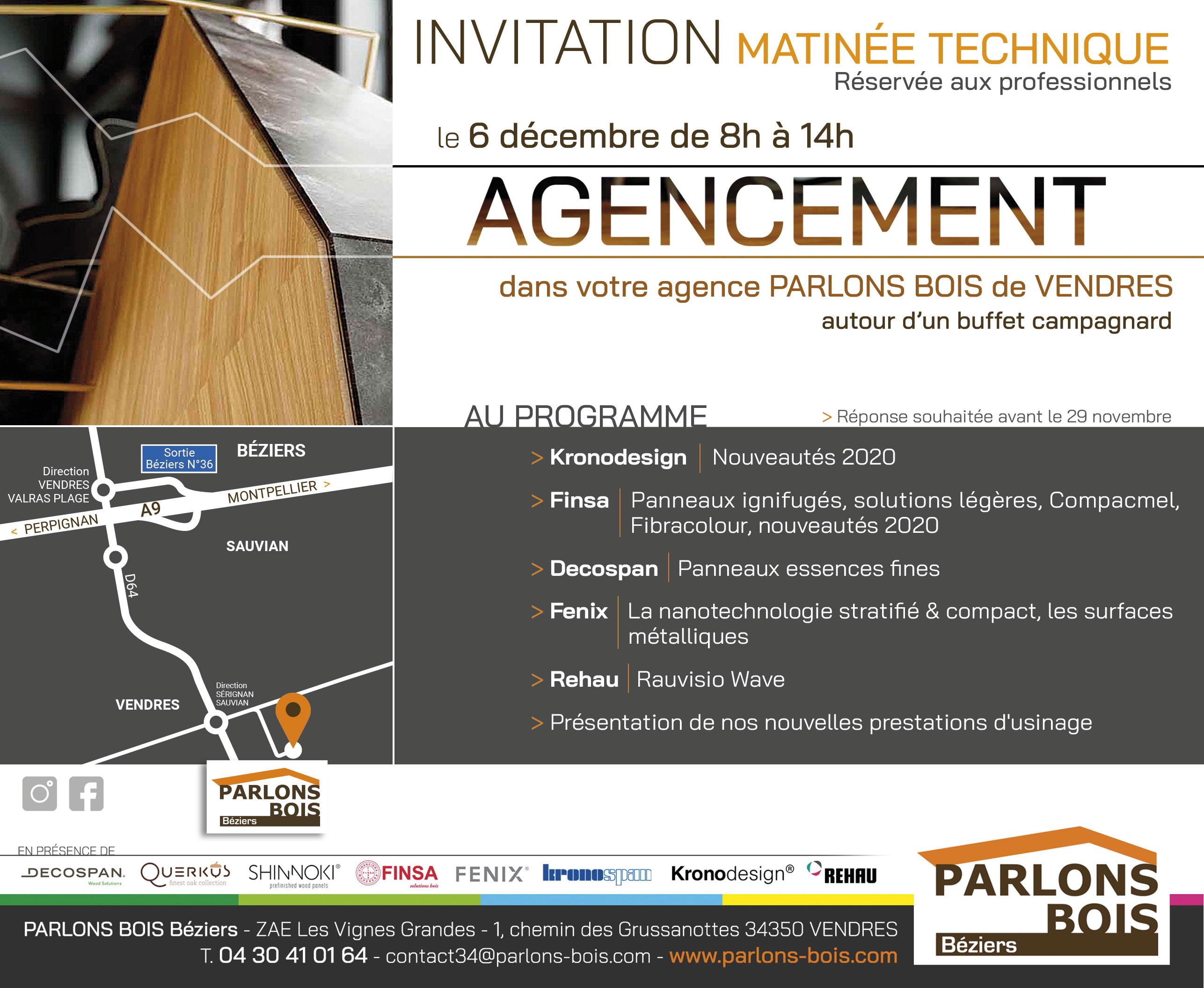 Matinée Technique Agencement
